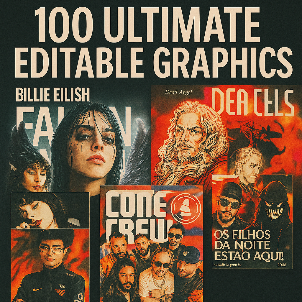 100 ULTIMATE EDITABLE CELEB DESIGNS