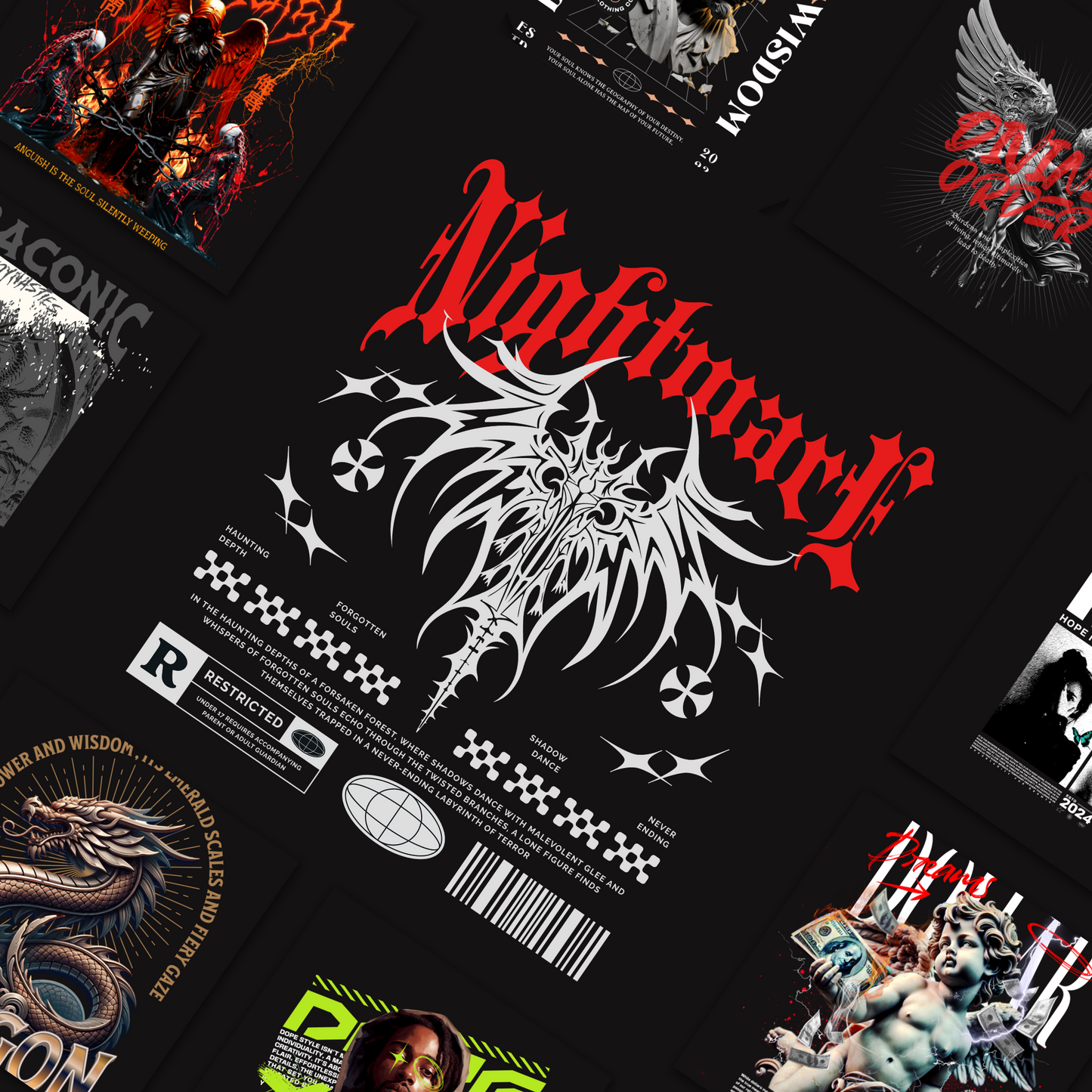 100 Next Gen Premium Streetwear Graphics