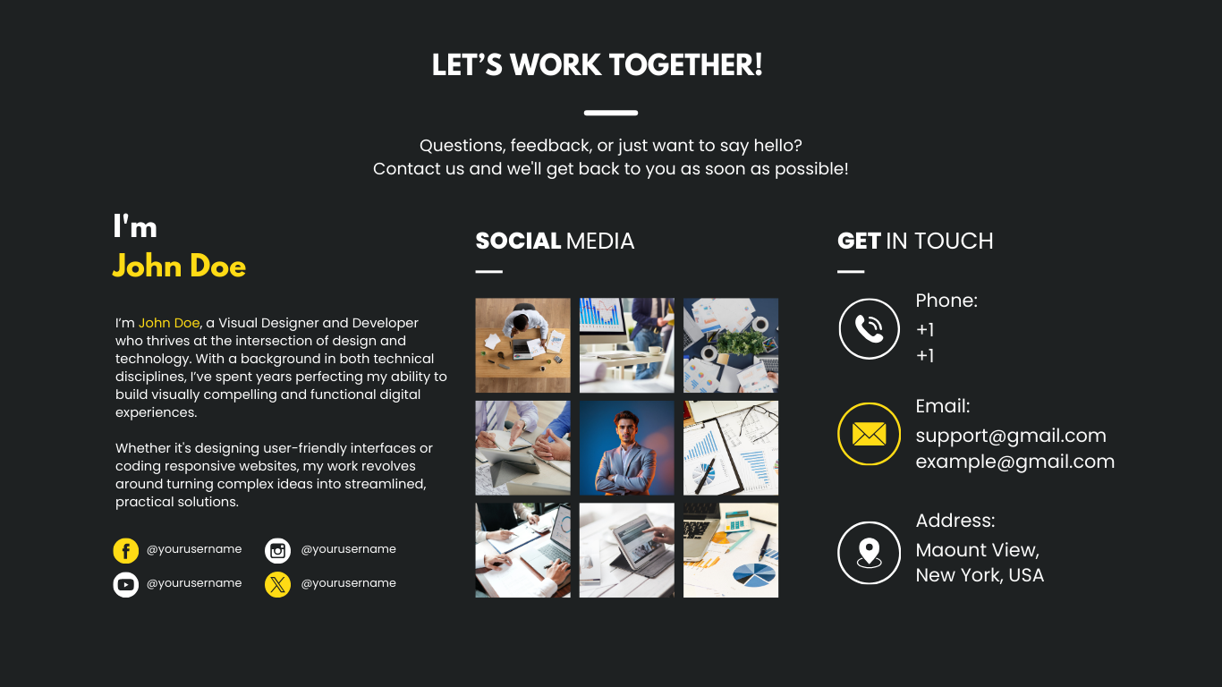 Personal Portfolio Graphic Design