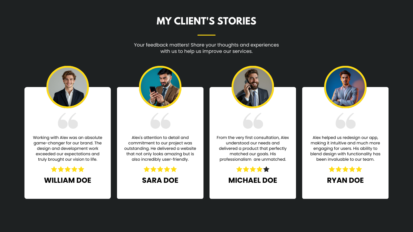 Personal Portfolio Graphic Design