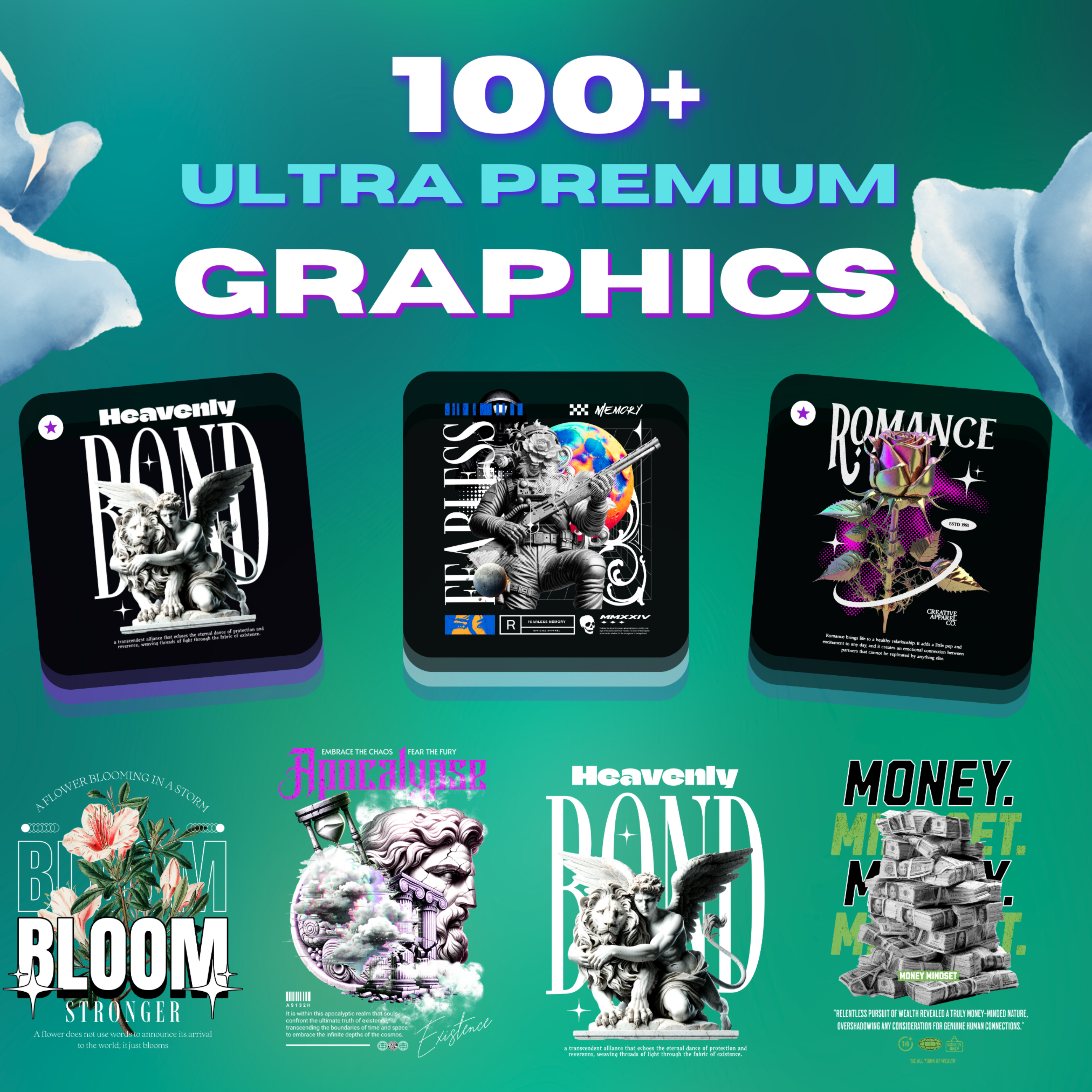 100 Ultra Premium  Streetwear Graphics