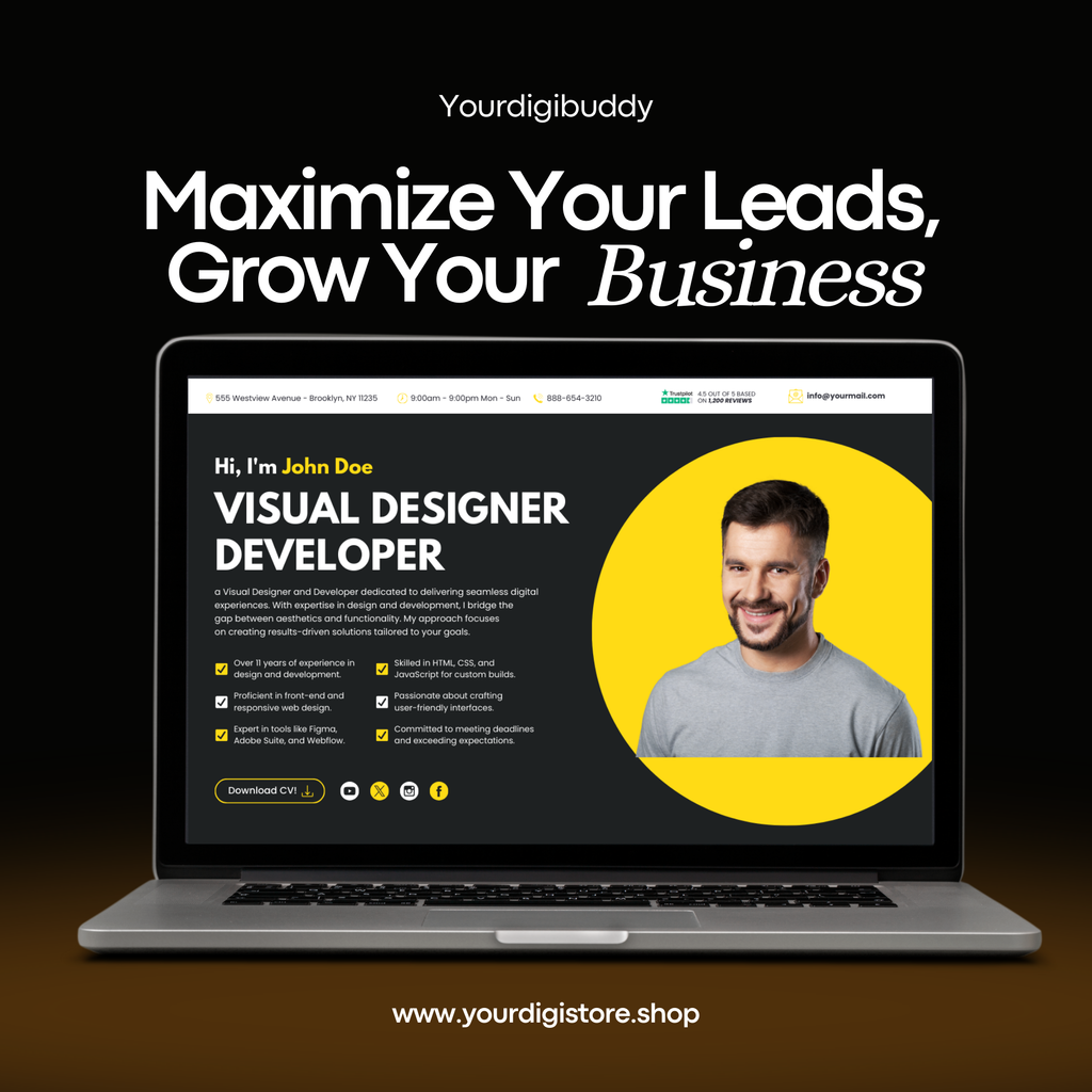 Personal Portfolio Graphic Design - YourDigiBuddy
