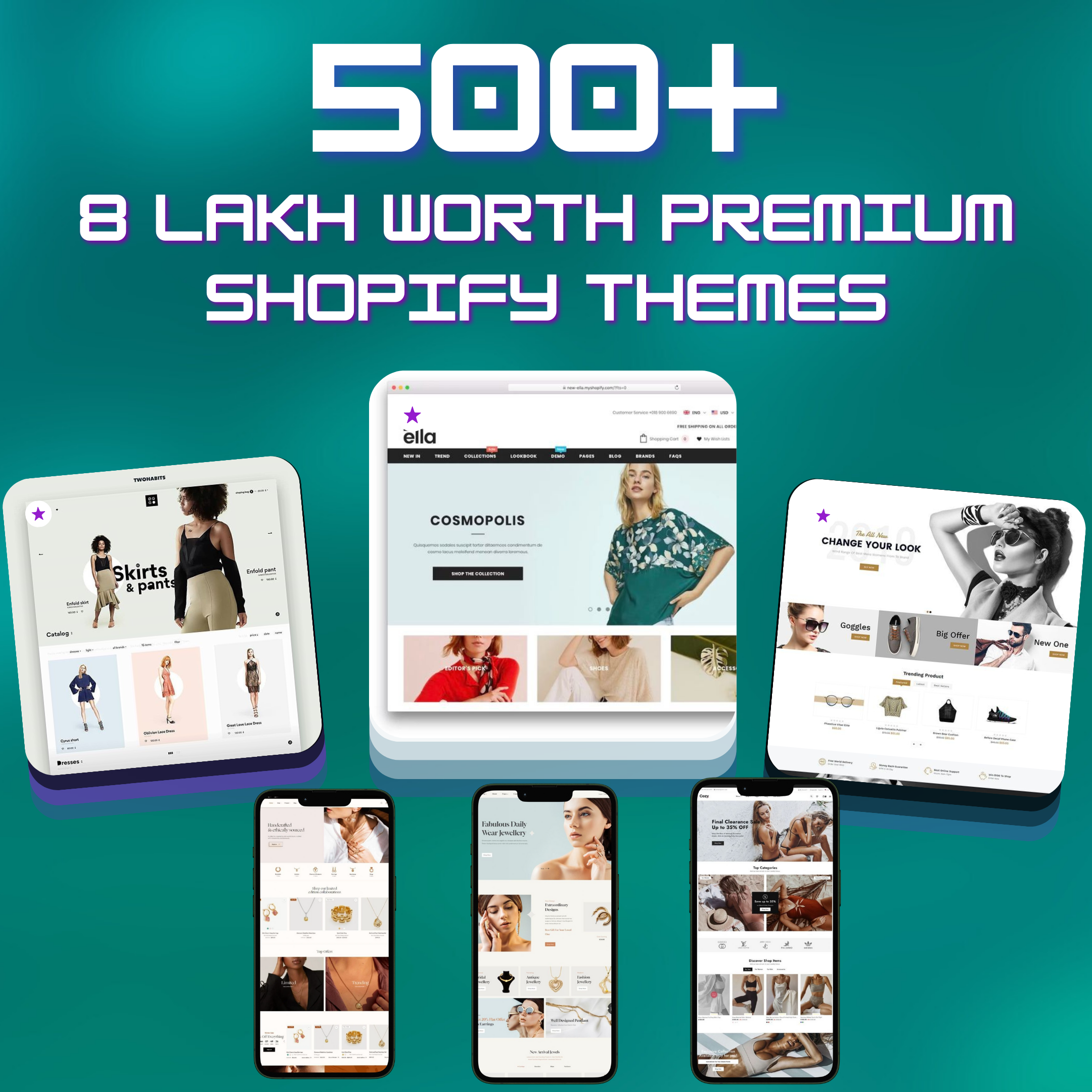 Jumbo 30K+ Anime, Streetwear, Car + 500 Shopify Themes Pack - YourDigiBuddy