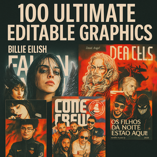 100 ULTIMATE EDITABLE CELEB DESIGNS