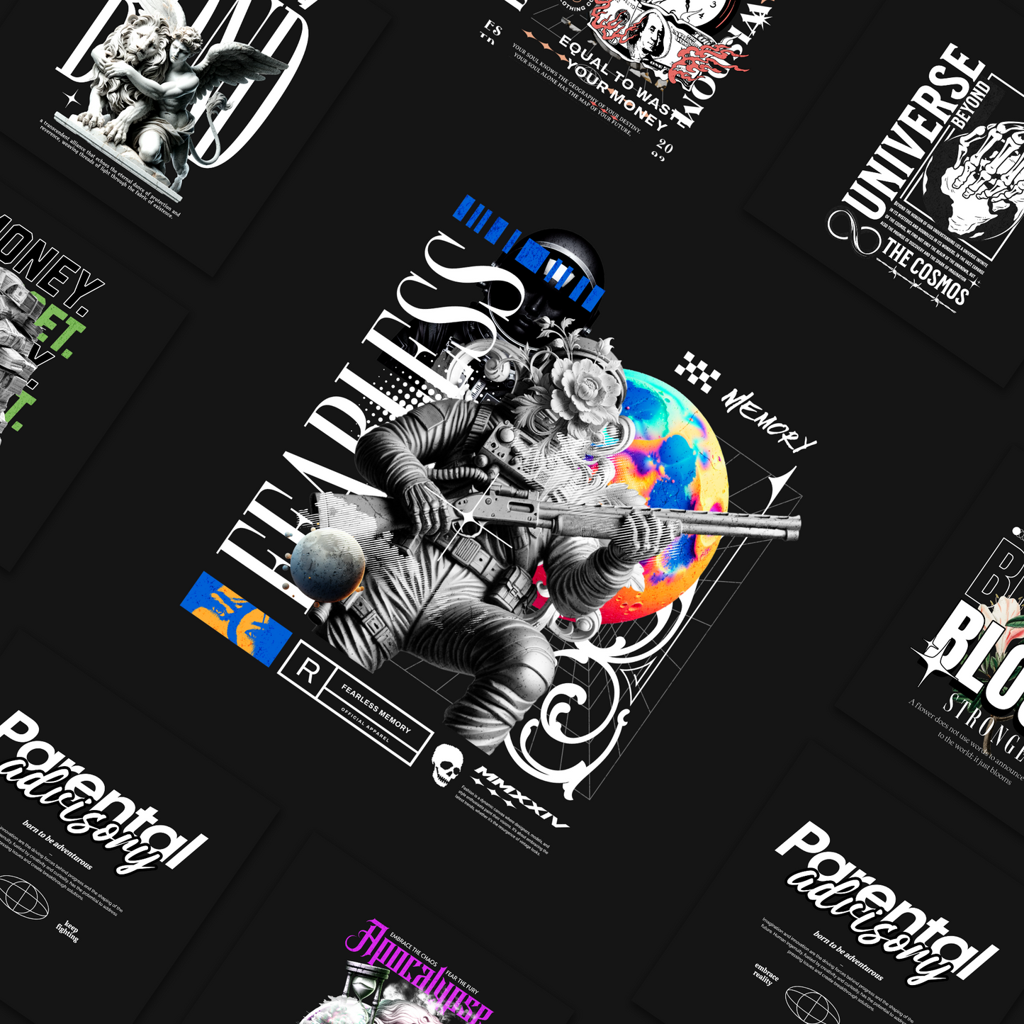 100 Ultra Premium  Streetwear Graphics