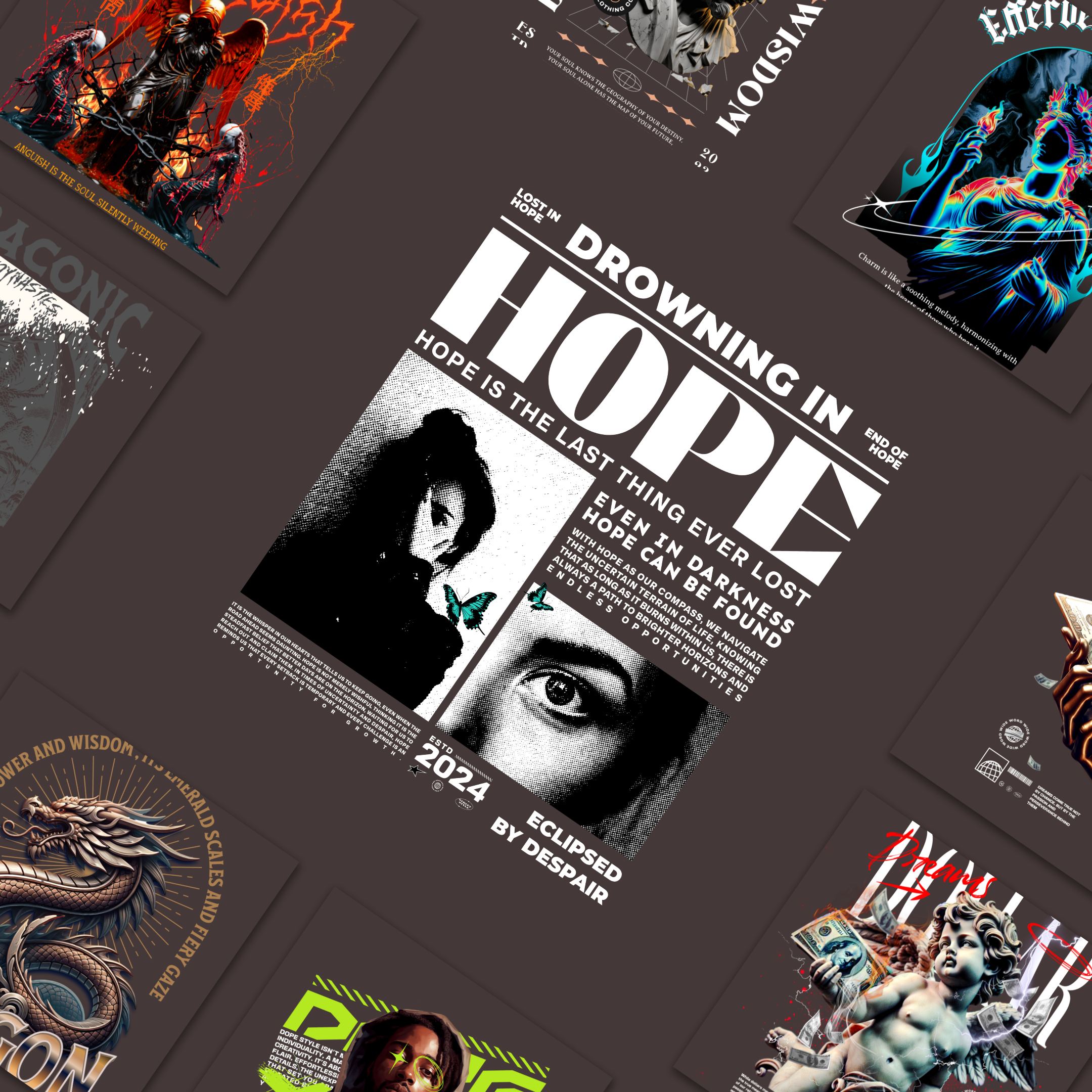 100 Premium Urban Streetwear Graphics - YourDigiBuddy