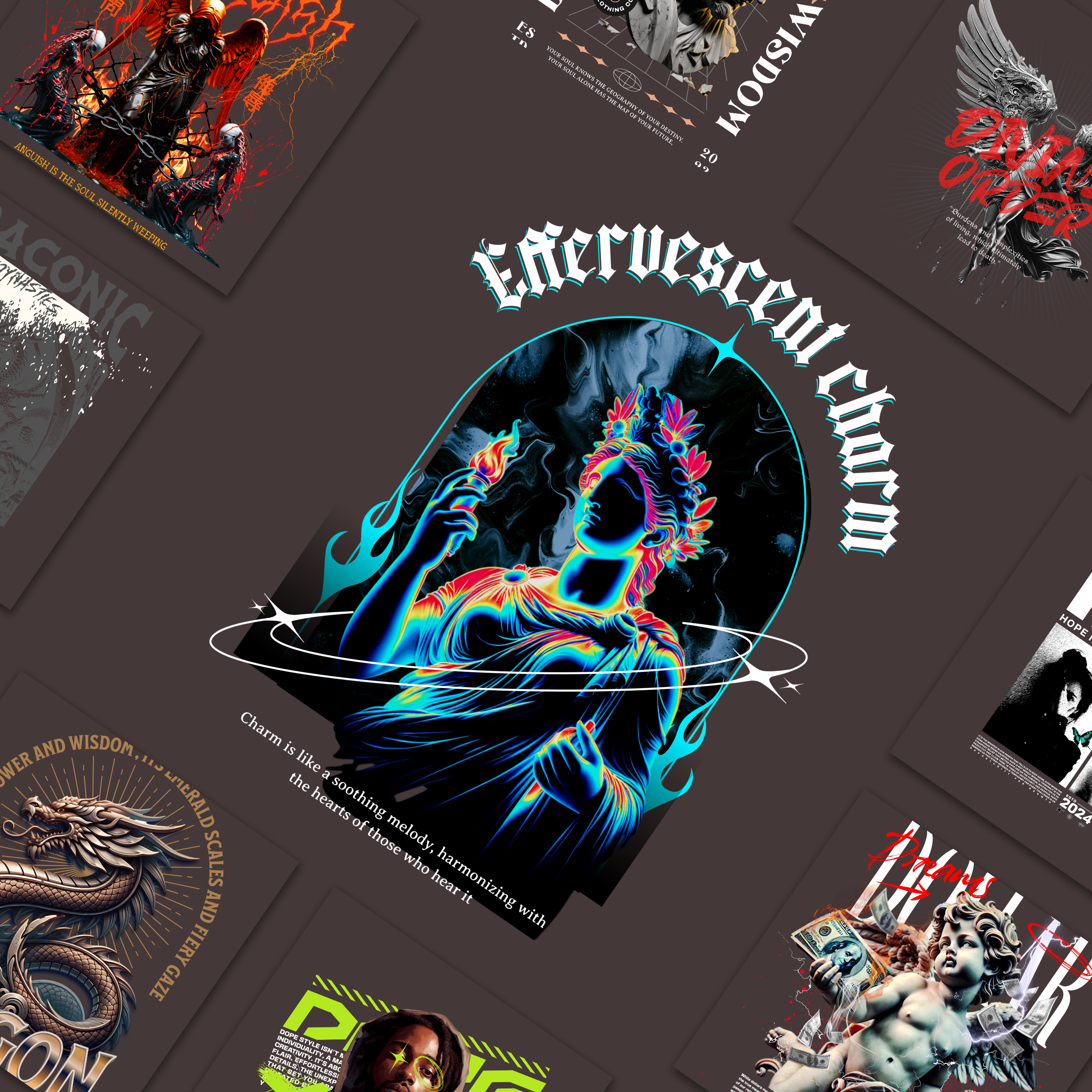 100 Premium Urban Streetwear Graphics - YourDigiBuddy