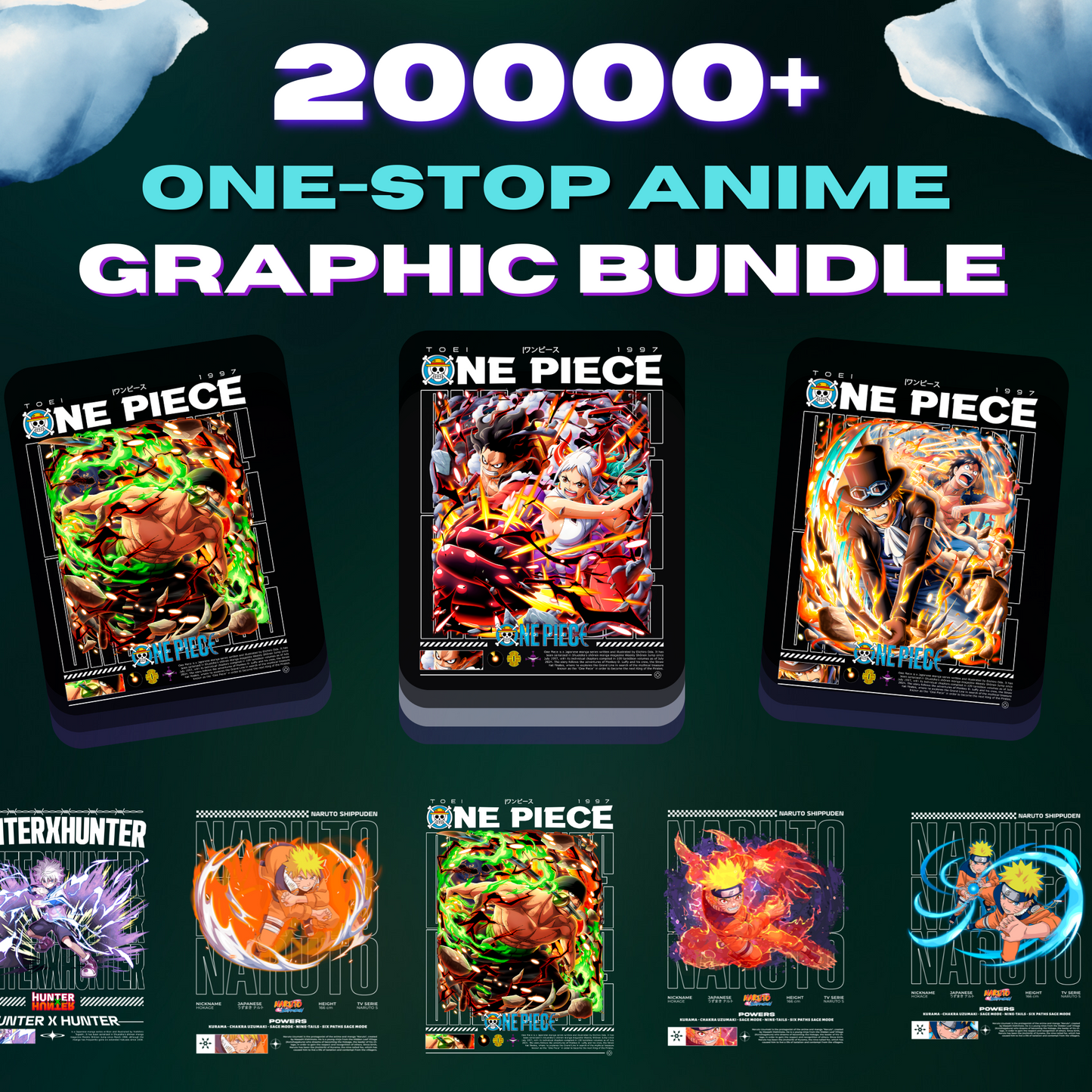 20000+ One Stop Anime Graphic Bundle