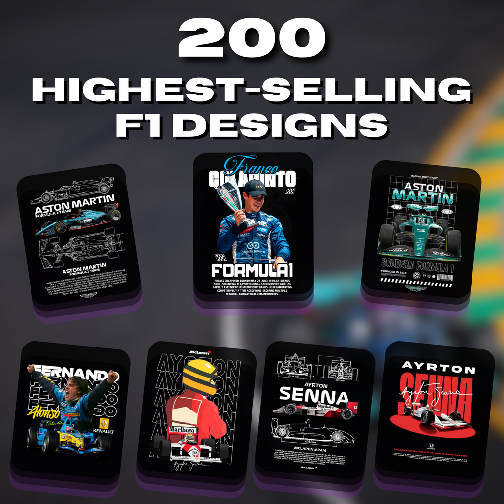 200 4K F1 Inspired Premium Designs