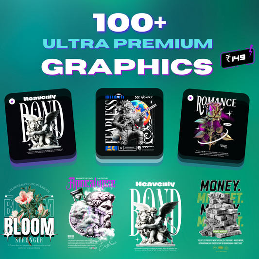 100 Ultra Premium  Streetwear Graphics