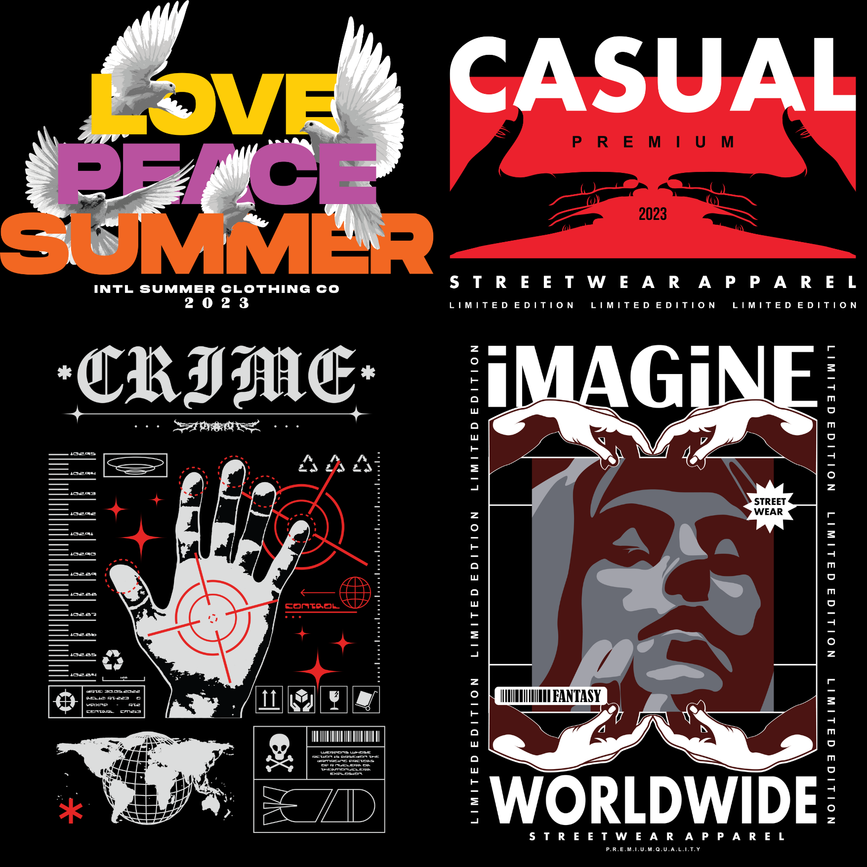 500+ New & Exquisite Streetwear Designs